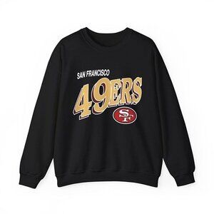 San Francisco 49ers Crewneck Sweatshirt Retro 90s Unisex Football Fan Gift 17